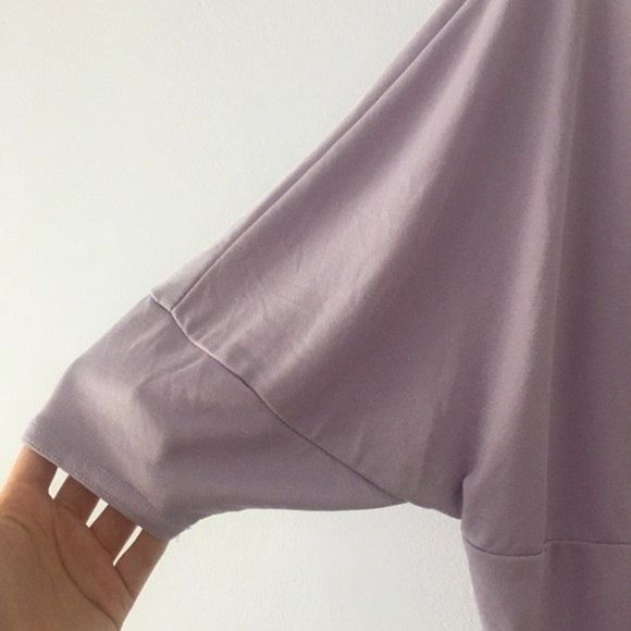 🪴 Urban Outfitters Silence + Noise Lavender Ribbed Tunic Twist Top - Picture 5 of 13